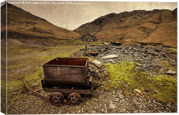  Remnants of Industry  Canvas Print by Rob Hawkins