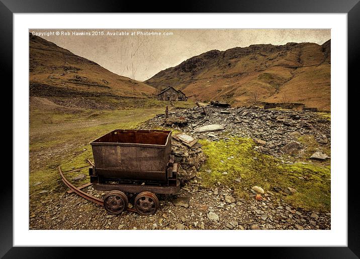  Remnants of Industry  Framed Mounted Print by Rob Hawkins
