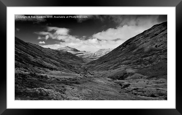  The Wrynose Pass  Framed Mounted Print by Rob Hawkins