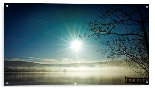  Sunshine on Ullswater Acrylic by Fraser Hetherington
