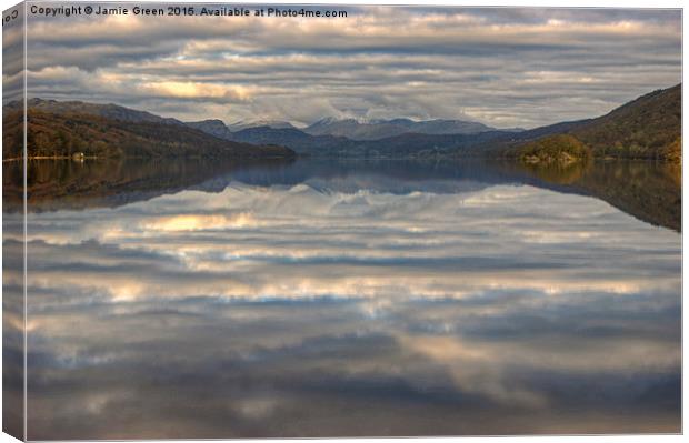  Coniston Water Canvas Print by Jamie Green
