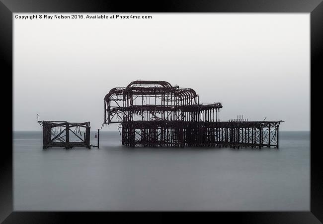  Brighton West Pier No.3 Framed Print by Ray Nelson