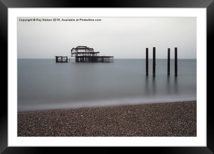  Brighton West Pier No.4 Framed Mounted Print by Ray Nelson