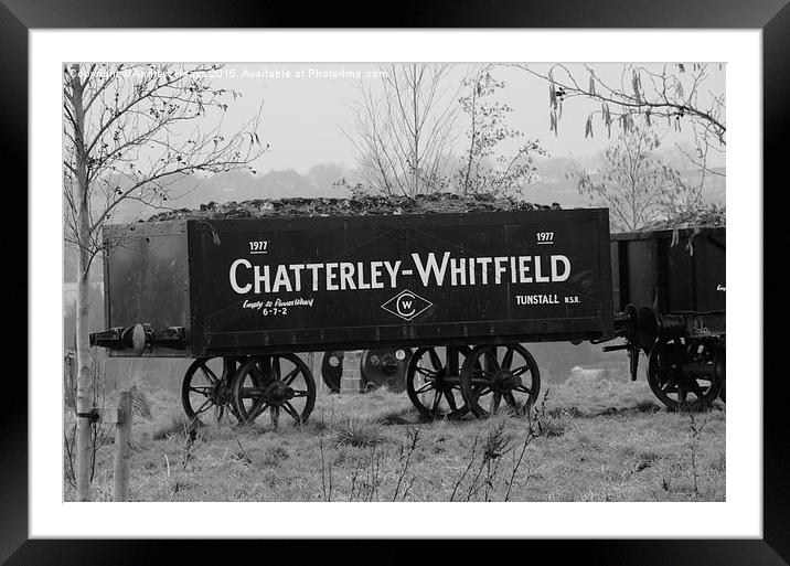  Single loaded Coal Carriage Framed Mounted Print by Andrew Heaps