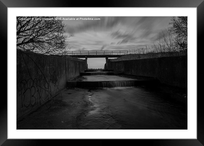 Wier Framed Mounted Print by Tony Clement
