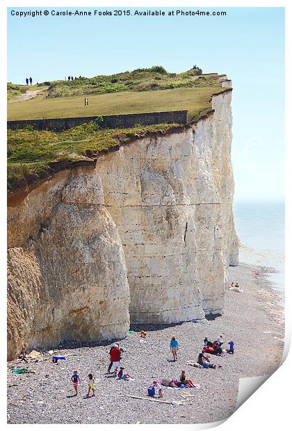     Seven Sisters From Birling Gap   Print by Carole-Anne Fooks