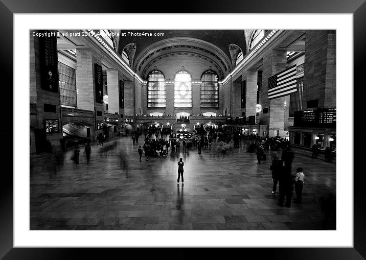  Grand Central Station Framed Mounted Print by ed pratt