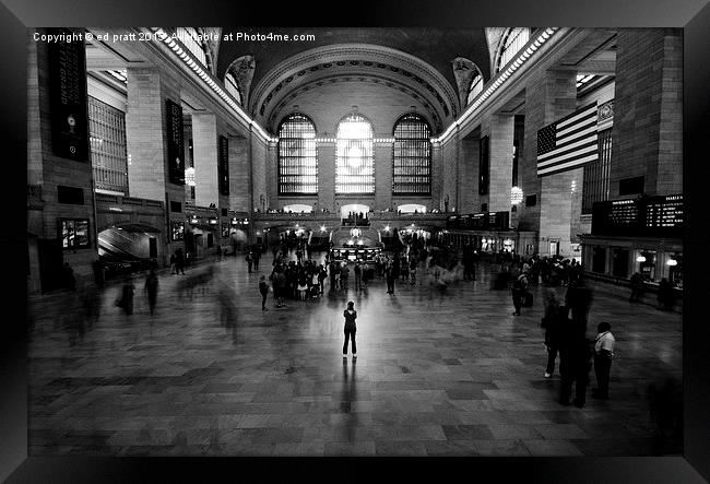  Grand Central Station Framed Print by ed pratt