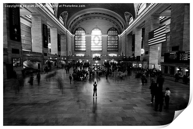  Grand Central Station Print by ed pratt
