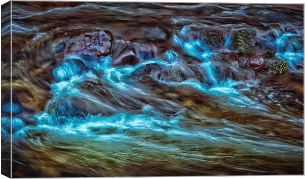  Psychedelic stream Canvas Print by Leighton Collins
