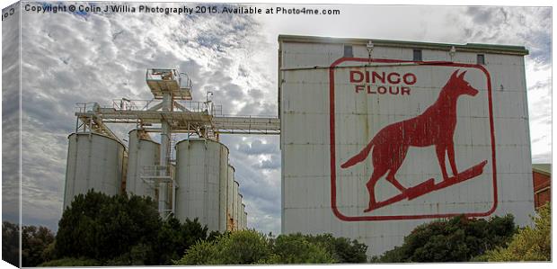  Dingo Flour - Fremantle - WA Canvas Print by Colin Williams Photography