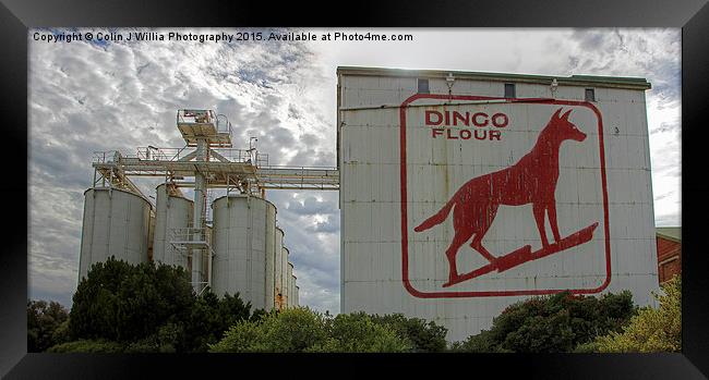  Dingo Flour - Fremantle - WA Framed Print by Colin Williams Photography