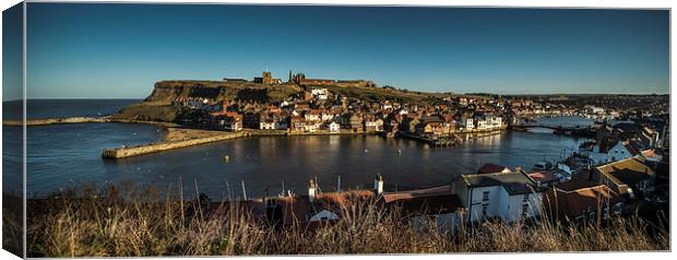Dracula's View, Whitby Canvas Print by Dave Hudspeth Landscape Photography