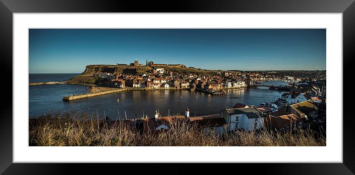 Dracula's View, Whitby Framed Mounted Print by Dave Hudspeth Landscape Photography