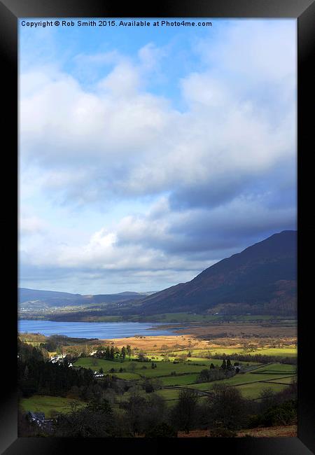  Lake Bassenthwaite in the Lake District, UK Framed Print by Rob Smith