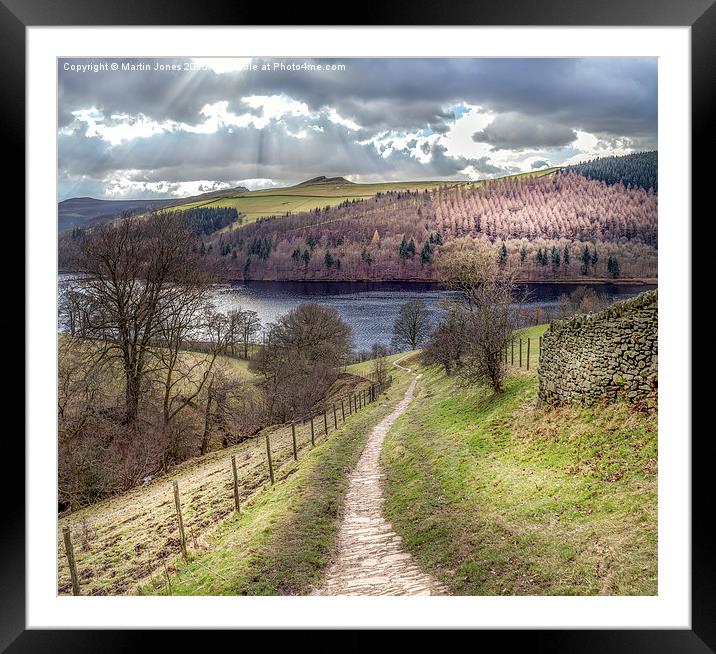  From Grindle Clough to Ladybower Framed Mounted Print by K7 Photography