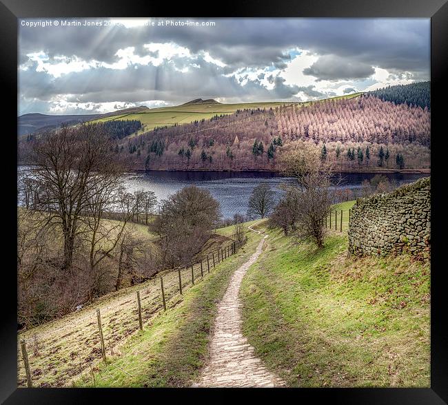  From Grindle Clough to Ladybower Framed Print by K7 Photography