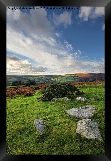 Dartmoor Framed Print by Matthew Bates