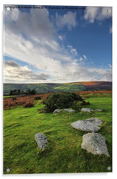 Dartmoor Acrylic by Matthew Bates