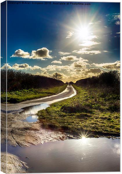  Ringstead Road Canvas Print by Alan Simpson