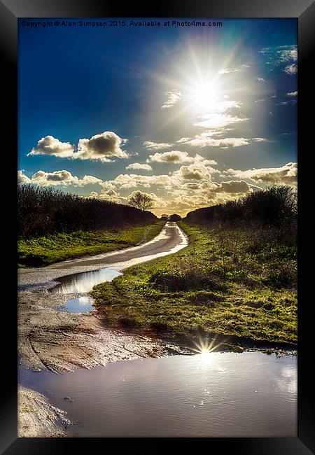 Ringstead Road Framed Print by Alan Simpson