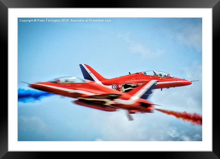  Synchro Crossover Framed Mounted Print by Peter Farrington