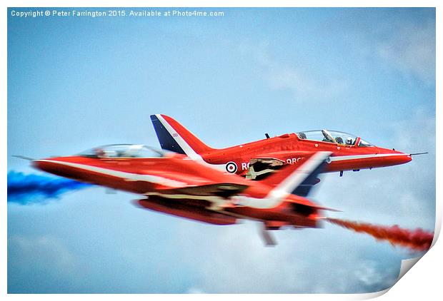  Synchro Crossover Print by Peter Farrington