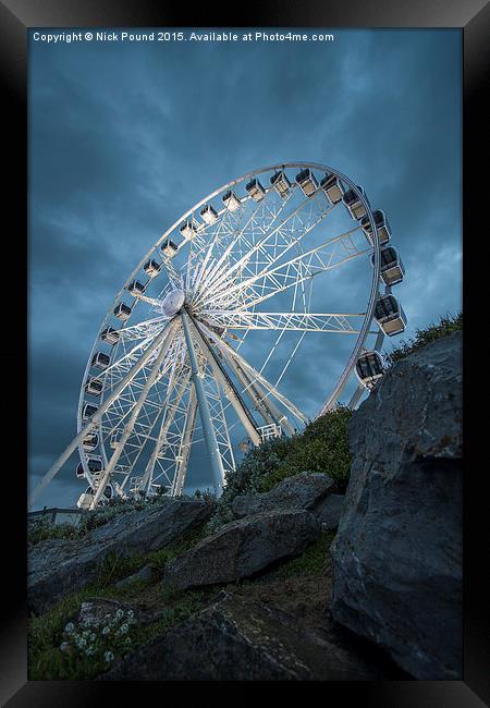 Big Wheel Framed Print by Nick Pound