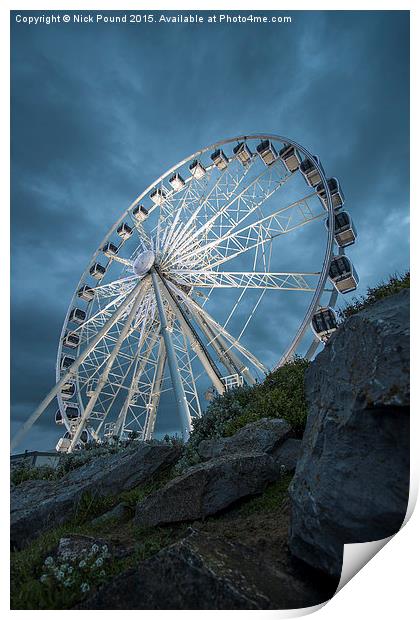 Big Wheel Print by Nick Pound