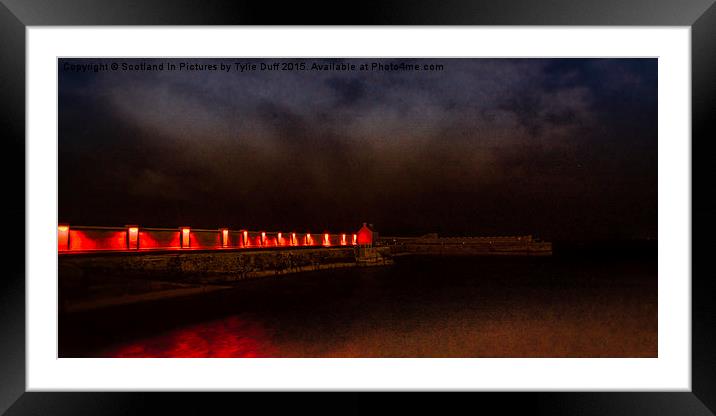  Saltcoats Pier Framed Mounted Print by Tylie Duff Photo Art