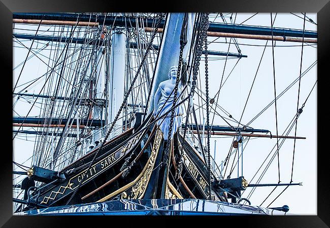  The Cutty Sark at Greenwich Framed Print by Philip Pound