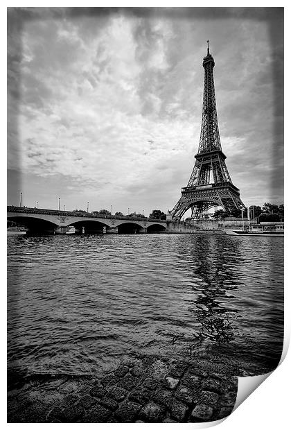  The Eiffel Tower Print by Broadland Photography