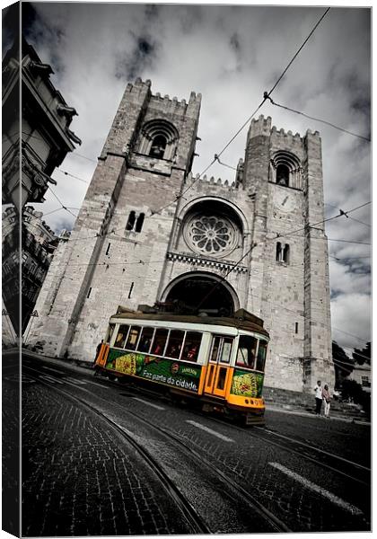  Lisbon Cathedral Canvas Print by Broadland Photography