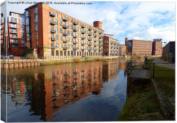  Clarence Dock. Leeds. Canvas Print by Lilian Marshall