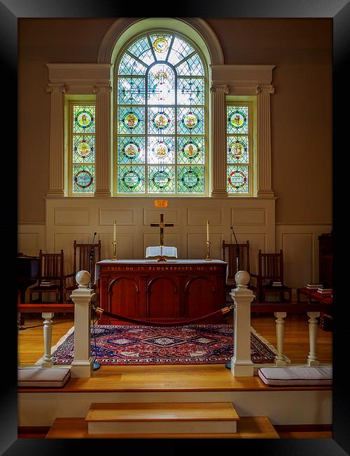 Irving Chapel, Bouctouche, New Brunswick, Canada Framed Print by Mark Llewellyn