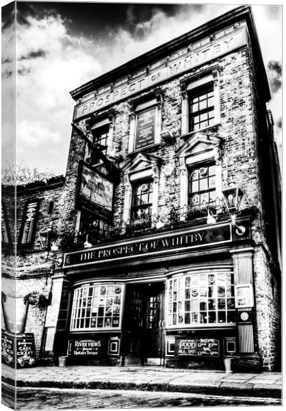  The Prospect Of Whitby Pub London Canvas Print by David Pyatt