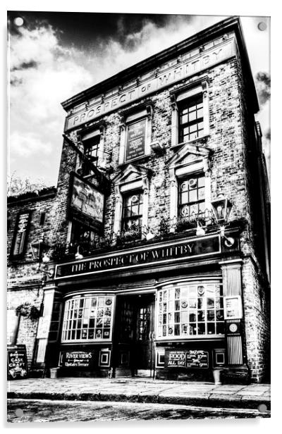  The Prospect Of Whitby Pub London Acrylic by David Pyatt