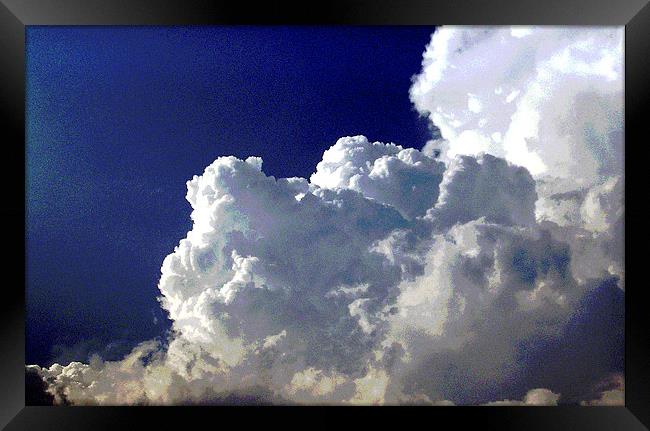  Huge Clouds Framed Print by james balzano, jr.