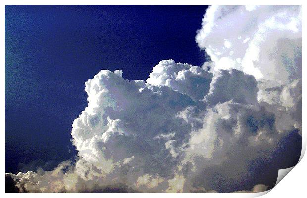  Huge Clouds Print by james balzano, jr.