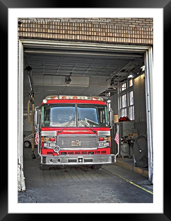  NOFD at the Ready Framed Mounted Print by Judy Hall-Folde