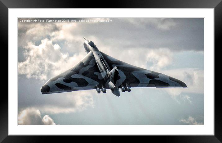  Vulcan Rise Framed Mounted Print by Peter Farrington