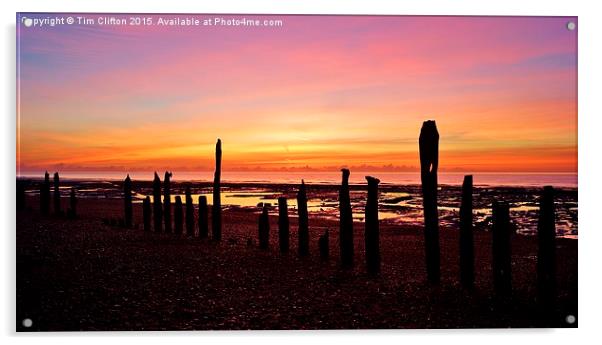  Dawn Breaks Acrylic by Tim Clifton