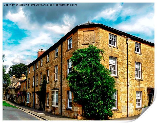 Historic Chipping Campden.  Print by Jason Williams