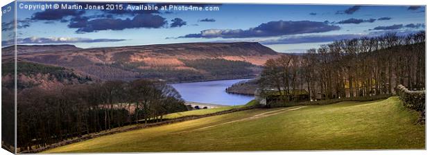  Over Ladybower from Crook Hill Canvas Print by K7 Photography