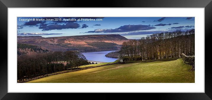  Over Ladybower from Crook Hill Framed Mounted Print by K7 Photography