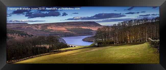  Over Ladybower from Crook Hill Framed Print by K7 Photography