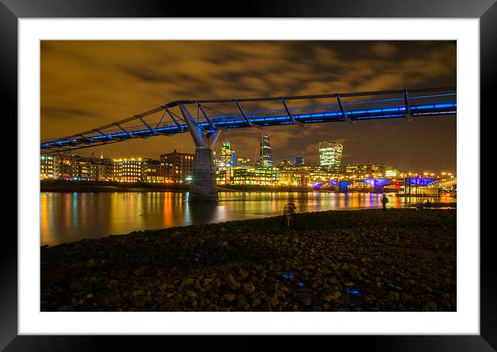  Night Photography London Framed Mounted Print by Clive Eariss