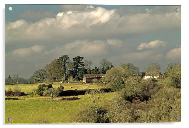  Highbrook Farm Acrylic by Michael Chandler