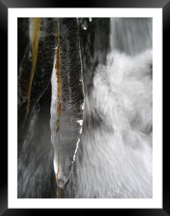 Icicle in Glen Lyon Framed Mounted Print by James Lamont