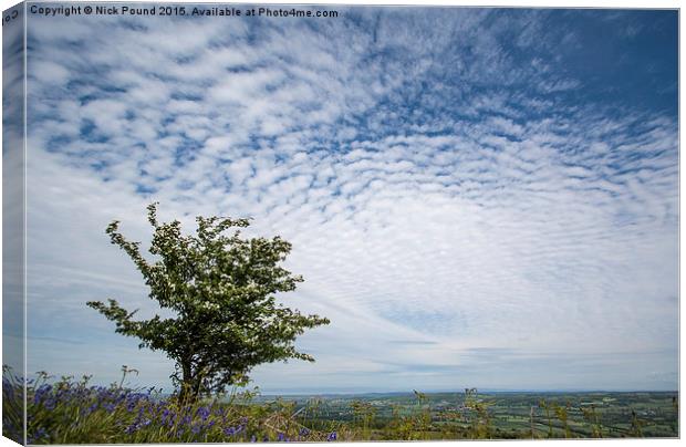 Mendip Big Sky Canvas Print by Nick Pound